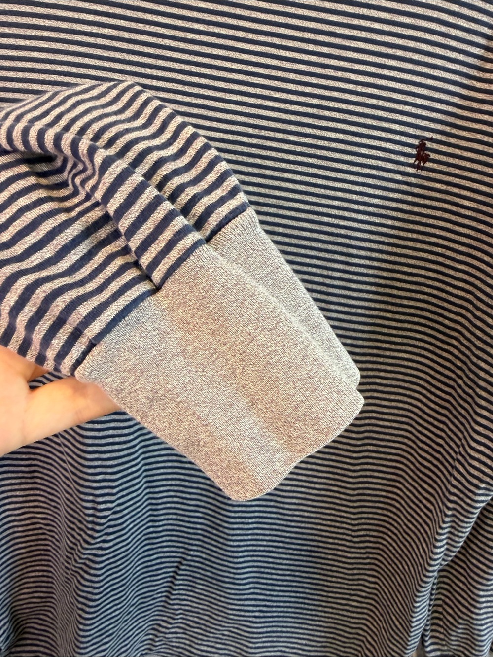 Polo by Ralph Lauren Striped Cotton Turtleneck size Large - Picture 4 of 9
